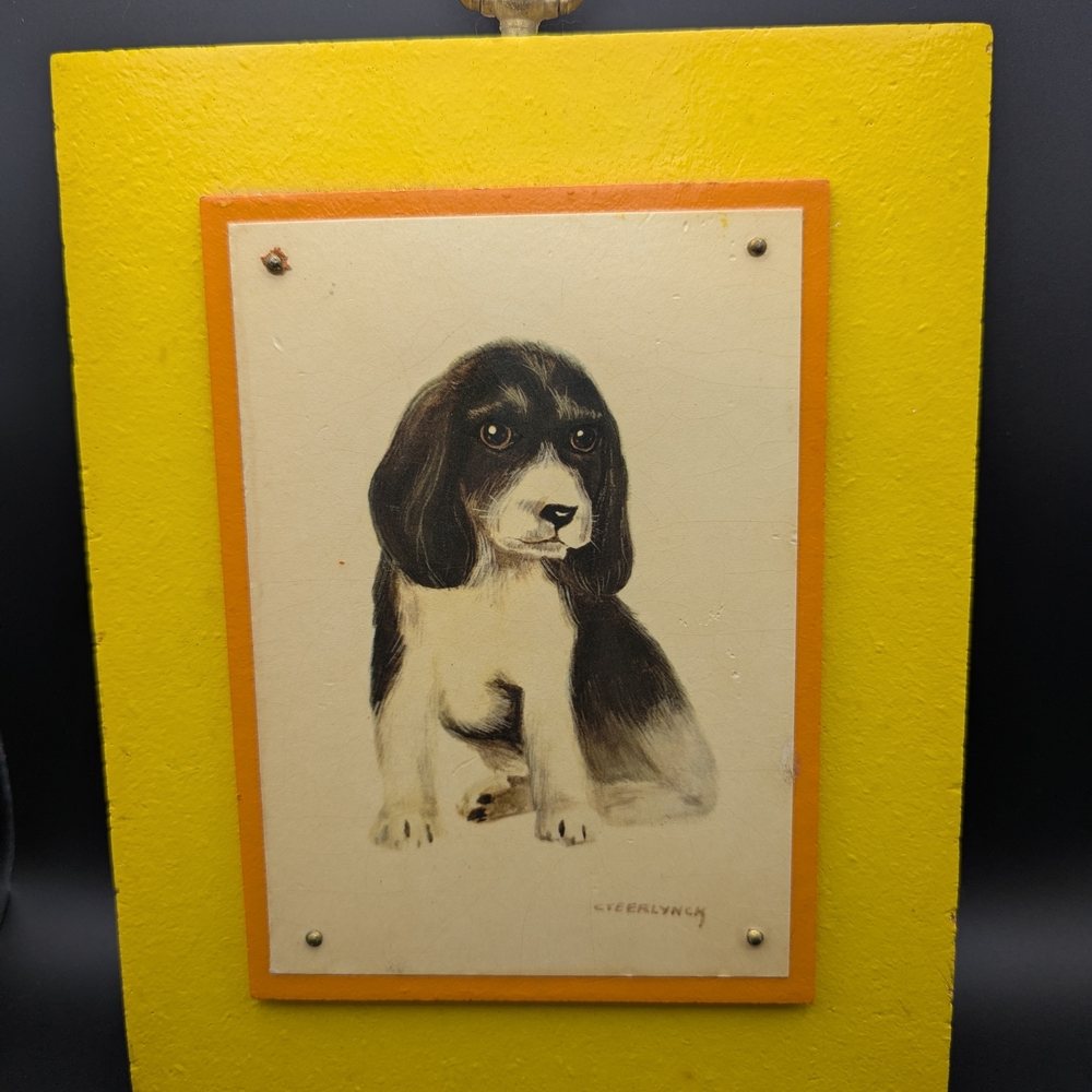 JEM Yellow and Orange Puppy Wall Decor - Picture 4 of 8